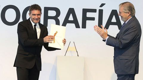Antonio Banderas recoge el Premio Nacional de Cinematografía 2017