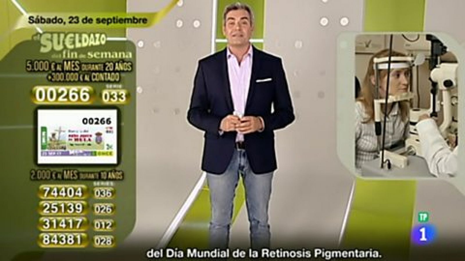 Sorteos ONCE: Sorteo ONCE - 23/09/17 | RTVE Play