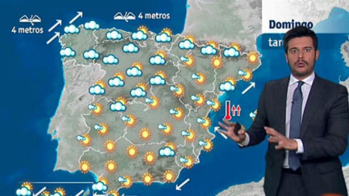 Lluvias en Galicia y Asturias y calor veraniego en el resto del país