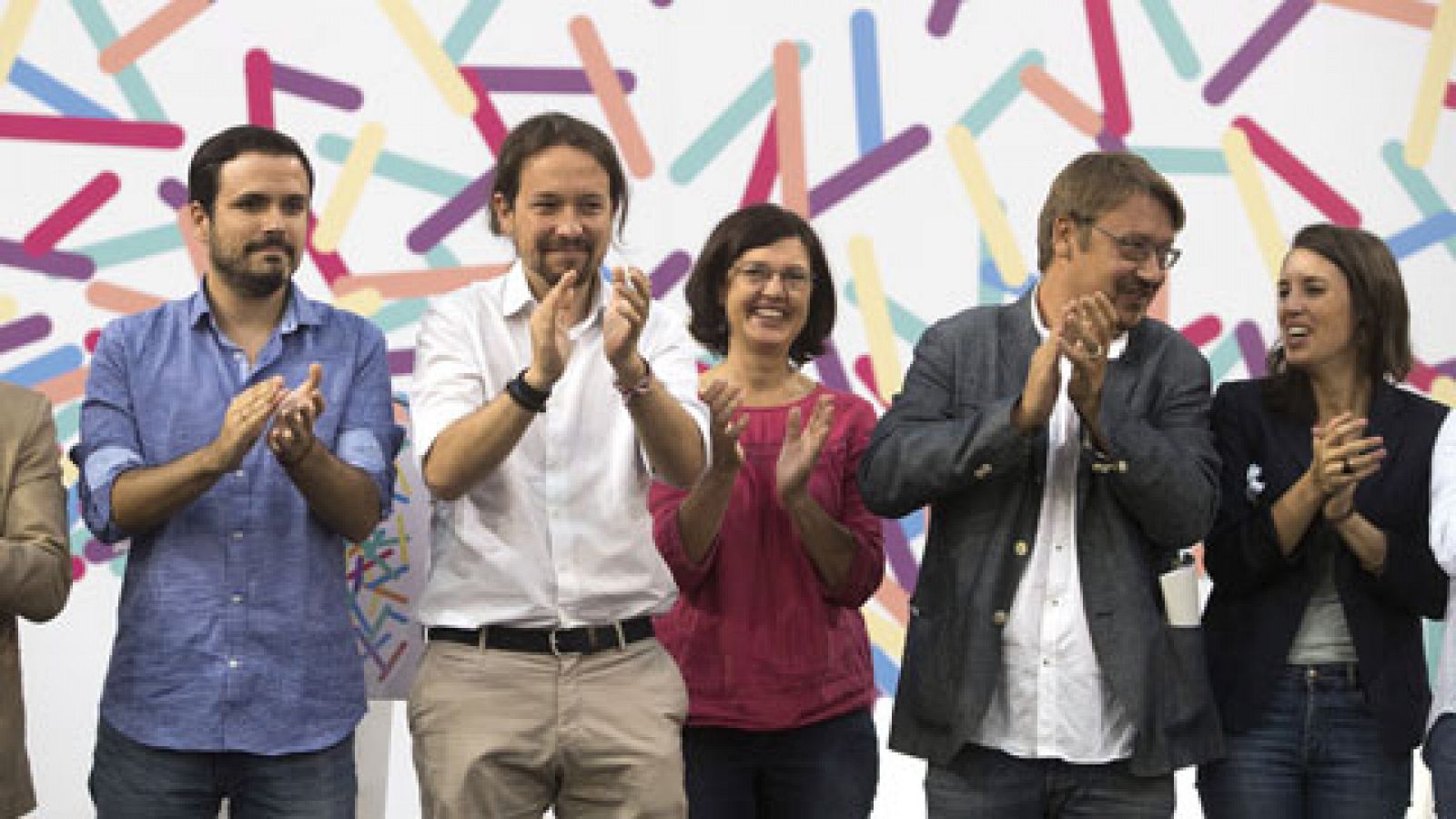 Telediario 1: Celebración de la Asamblea de parlamentarios y alcaldes propuesta por Unidos-Podemos en Zaragoza | RTVE Play