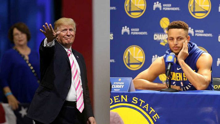 Telediario 1 - Trump retira la invitación a la Casa Blanca a los Warriors