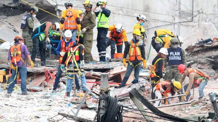 Ya son 319 las víctimas mortales en el terremoto en México