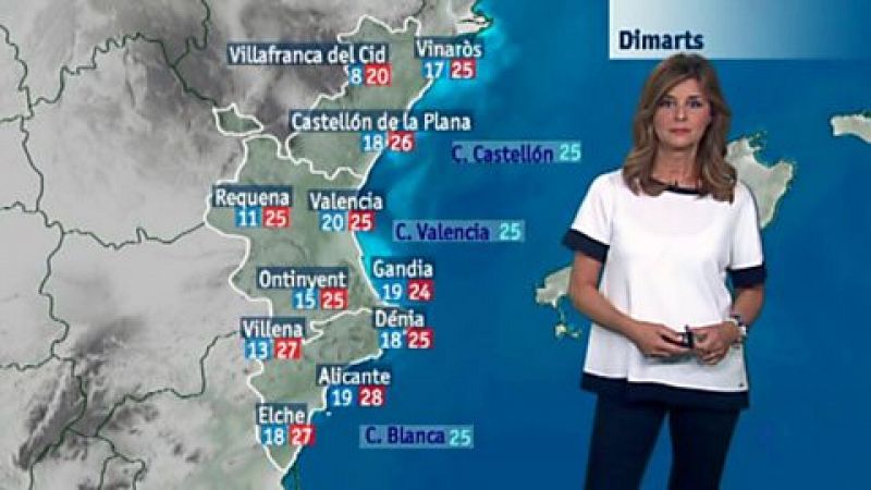 El tiempo en la Comunidad Valenciana - 25/09/17 - ver ahora