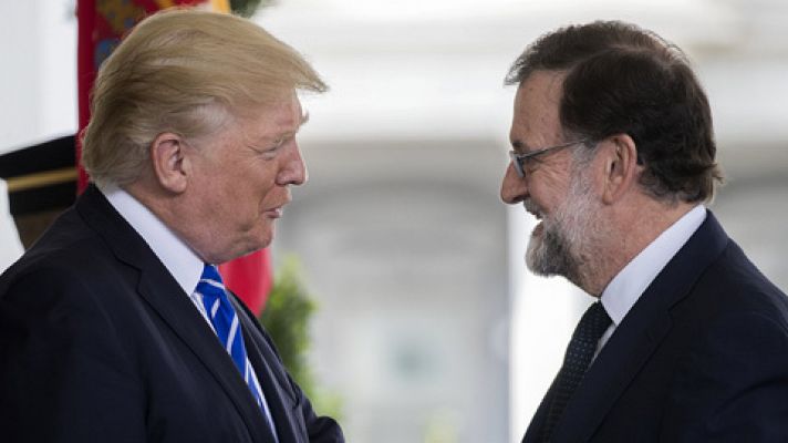 Trump recibe a Rajoy en la Casa Blanca