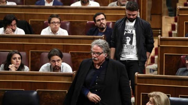Rufián: "Cataluña quiere recuperar el país que le robaron hace 80 años"