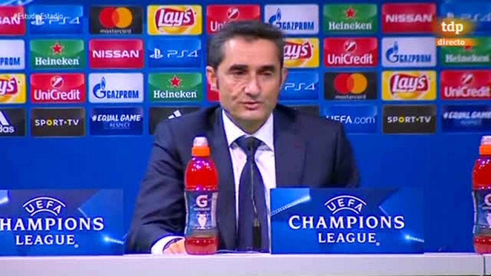 Valverde: "Sabíamos que no iba a ser fácil" - Champions League | Ver