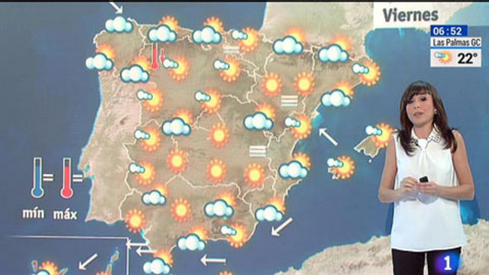 El tiempo: Inestabilidad en el sur y temperaturas con valores elevados | RTVE Play