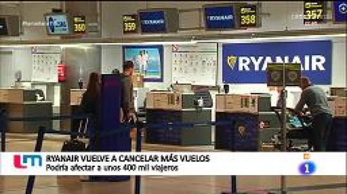 Más vuelos cancelados de Ryanair