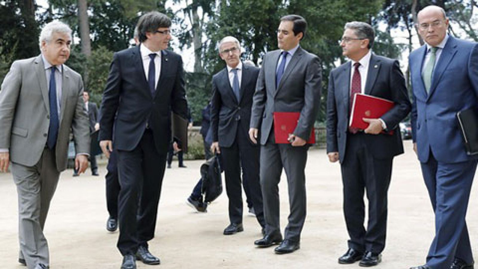 Referéndum en Cataluña: Reunión de la Junta de Seguridad de Cataluña en Barcelona