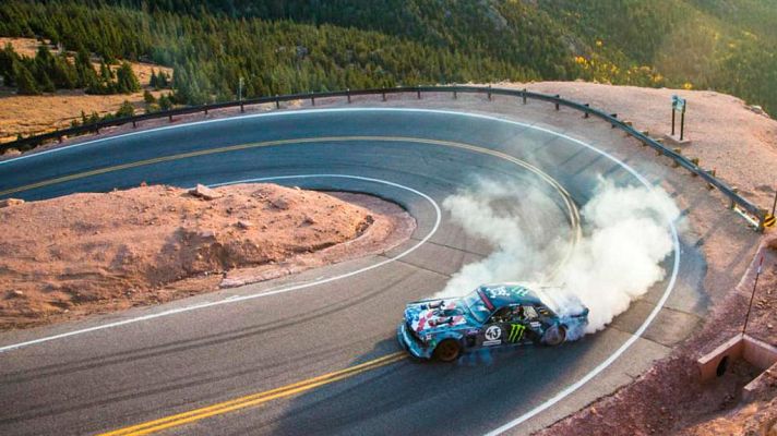 Telediario 1 - Ken Block se atreve con la subida a Pikes Peak