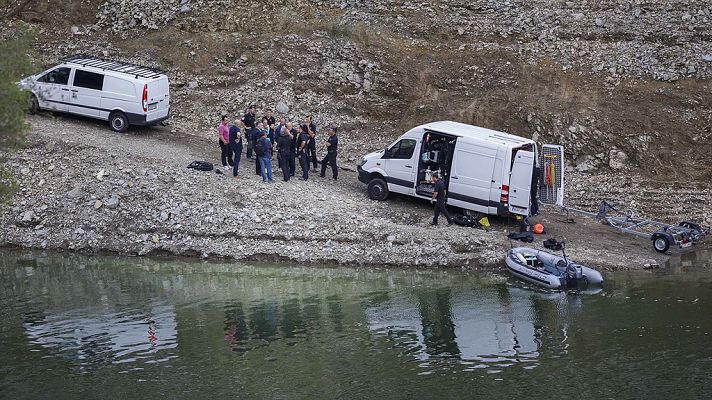 Telediario 1 - La autopsia confirma la muerte violenta de la pareja hallada en el pantano de Susqueda