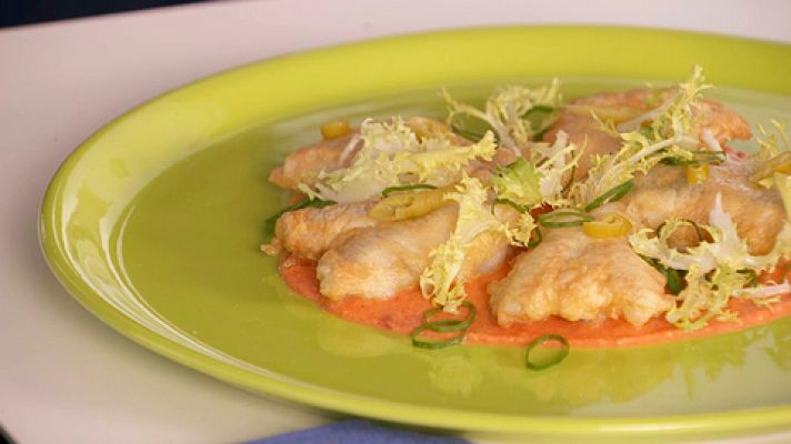 RTVE Cocina - Cocochas de bacalao con romescu