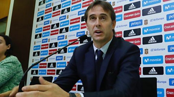 Rueda de prensa Julen Lopetegui. Seleccionador español