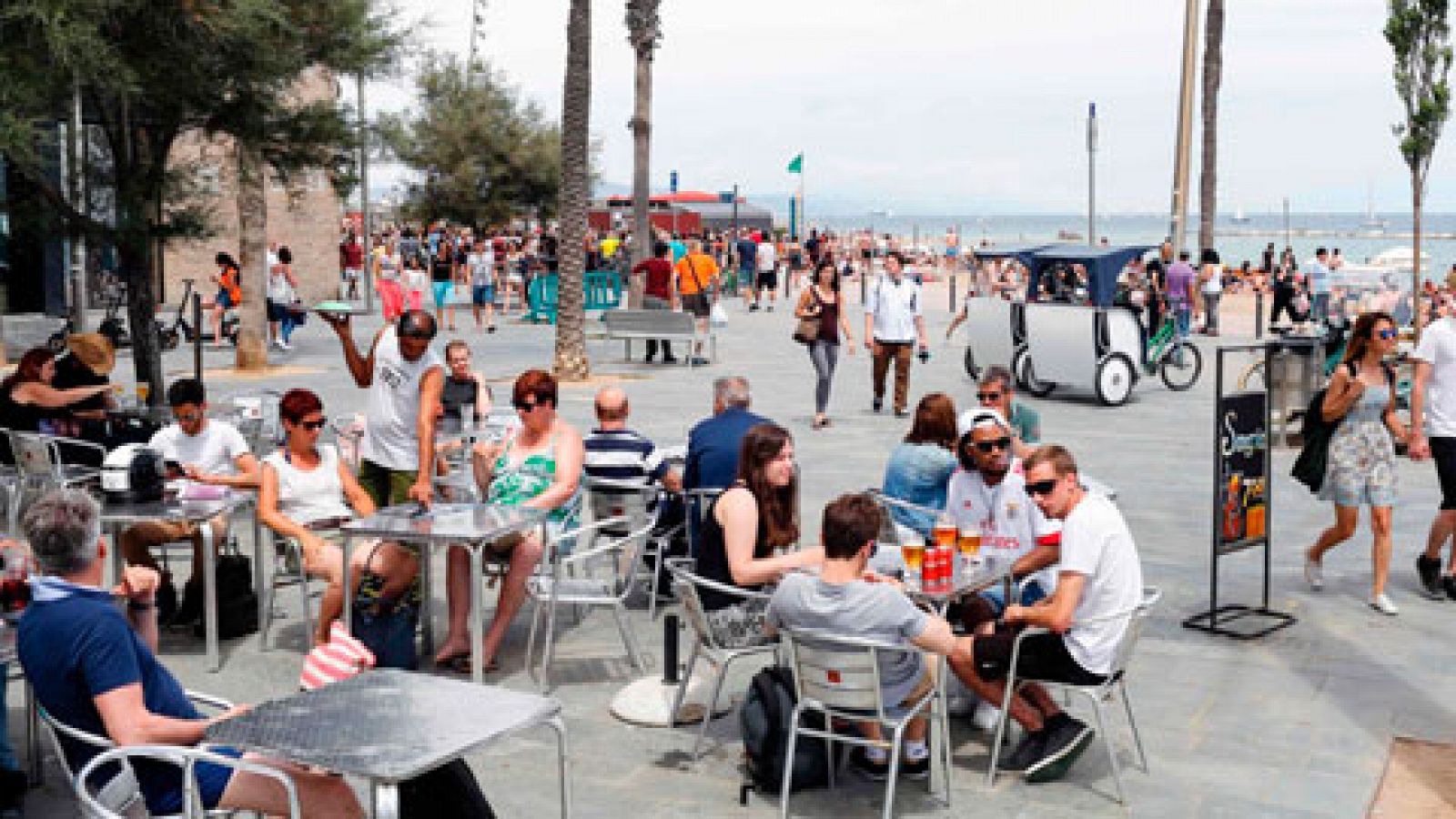 Agosto marca un nuevo récord histórico de llegada de turistas extranjeros, con casi diez millones y medio.