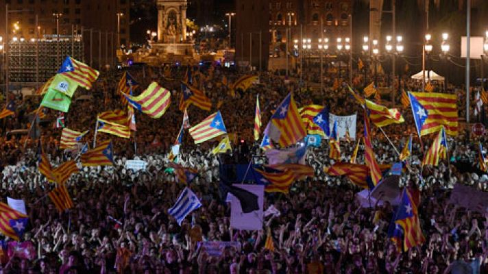 Los independentistas mantienen su desafío a un día del 1-O: "Hemos vencido a un Estado autoritario"