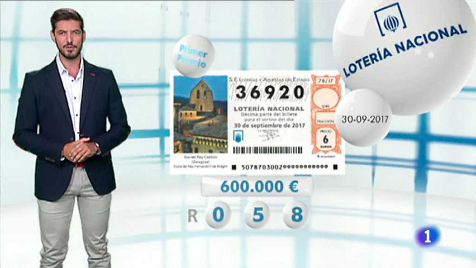 Lotería Nacional - 30/09/17 - ver ahora