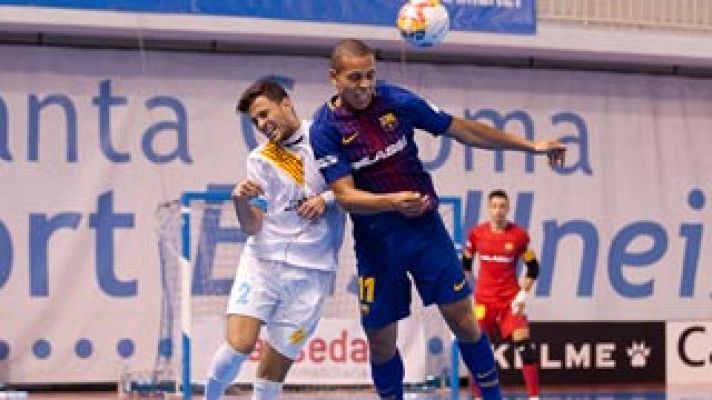 LNFS 2017-2018. Jornada 3. Catgas Energia 2-3 FC Barcelona. Resumen