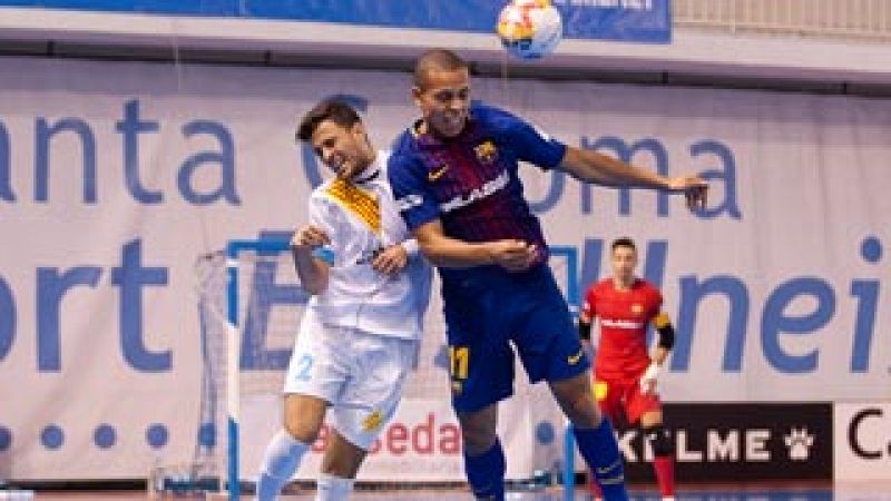 LNFS 2017-2018. Jornada 3. Catgas Energia 2-3 FC Barcelona. Resumen - ver ahora