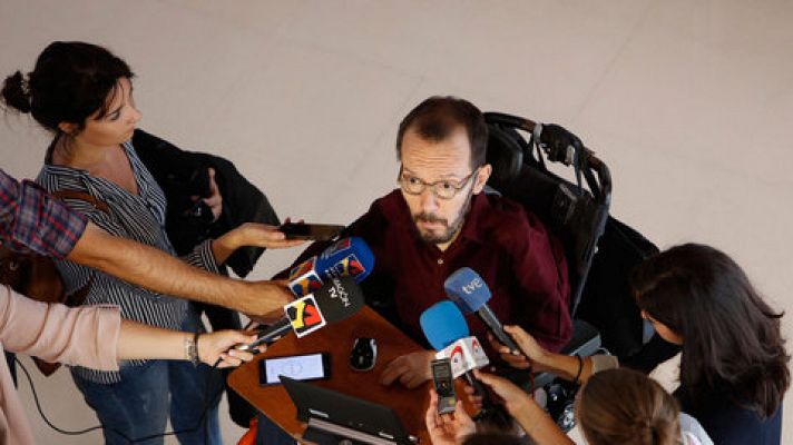 Telediario 1 - Los partidos piden que se evite la confrontación