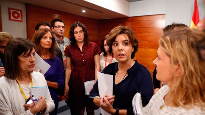 Telediario 1 - El Gobierno ha asegurado que no ha habido referéndum