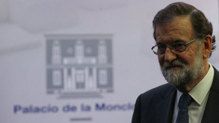 Telediario 1 - Rajoy ha asegurado que no ha existido ningún referendum