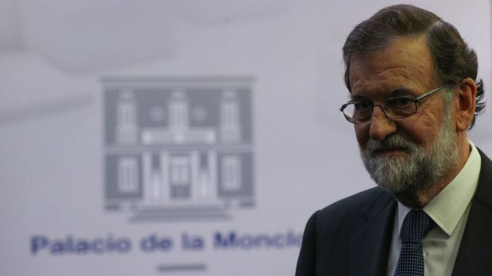 Telediario 1 - Rajoy ha asegurado que no ha existido ningún referendum
