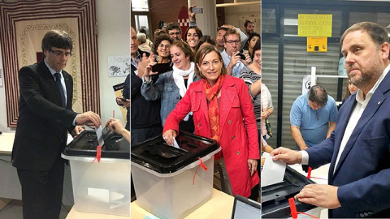 Referéndum en Cataluña | Todos los miembros del Govern han conseguido votar