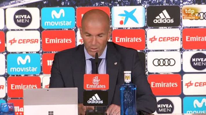 Zidane: "Hemos logrado los tres puntos, que es lo importante"