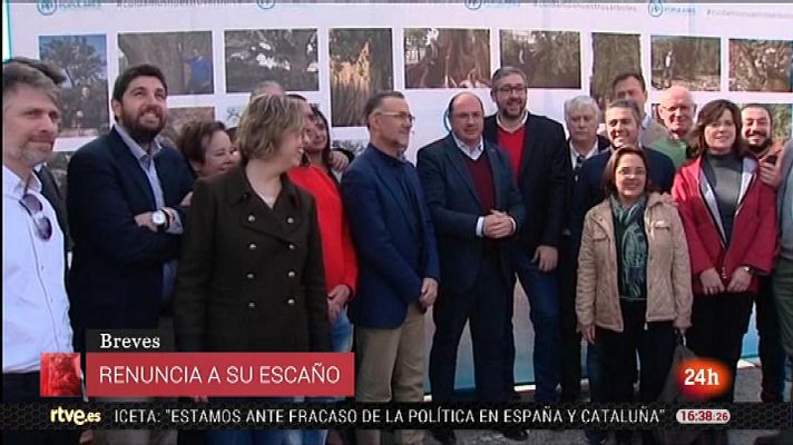 Pedro Antonio Sánchez deja el parlamento murciano