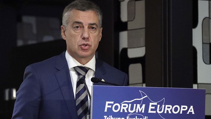 Informativo 24h - Urkullu pide un "referéndum legal y pactado" para el reconocimiento de Cataluña y País Vasco