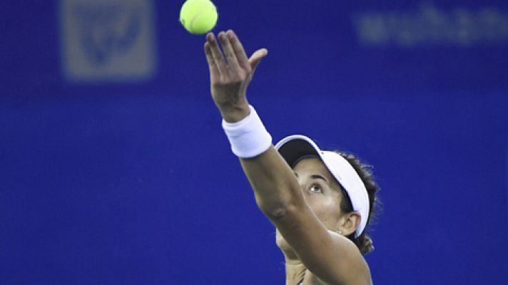 Muguruza se retira del partido de primera ronda de Pekín