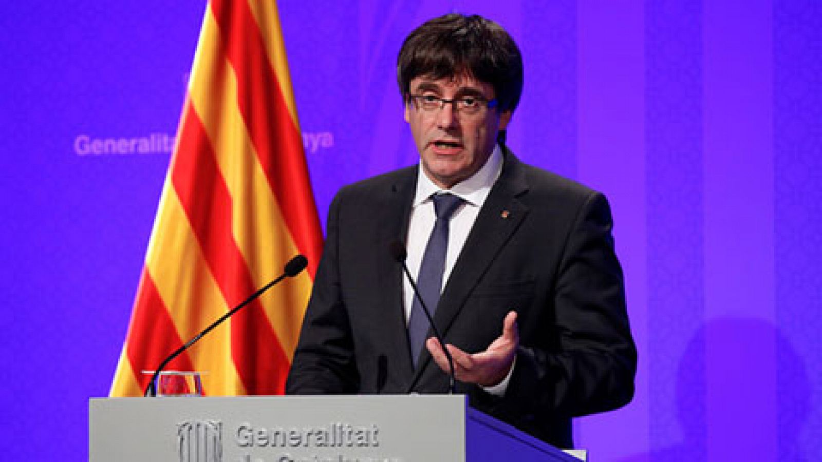 Telediario 1: Puigdemont pide mediación internacional y asegura que el resultado de la consulta es vinculante | RTVE Play