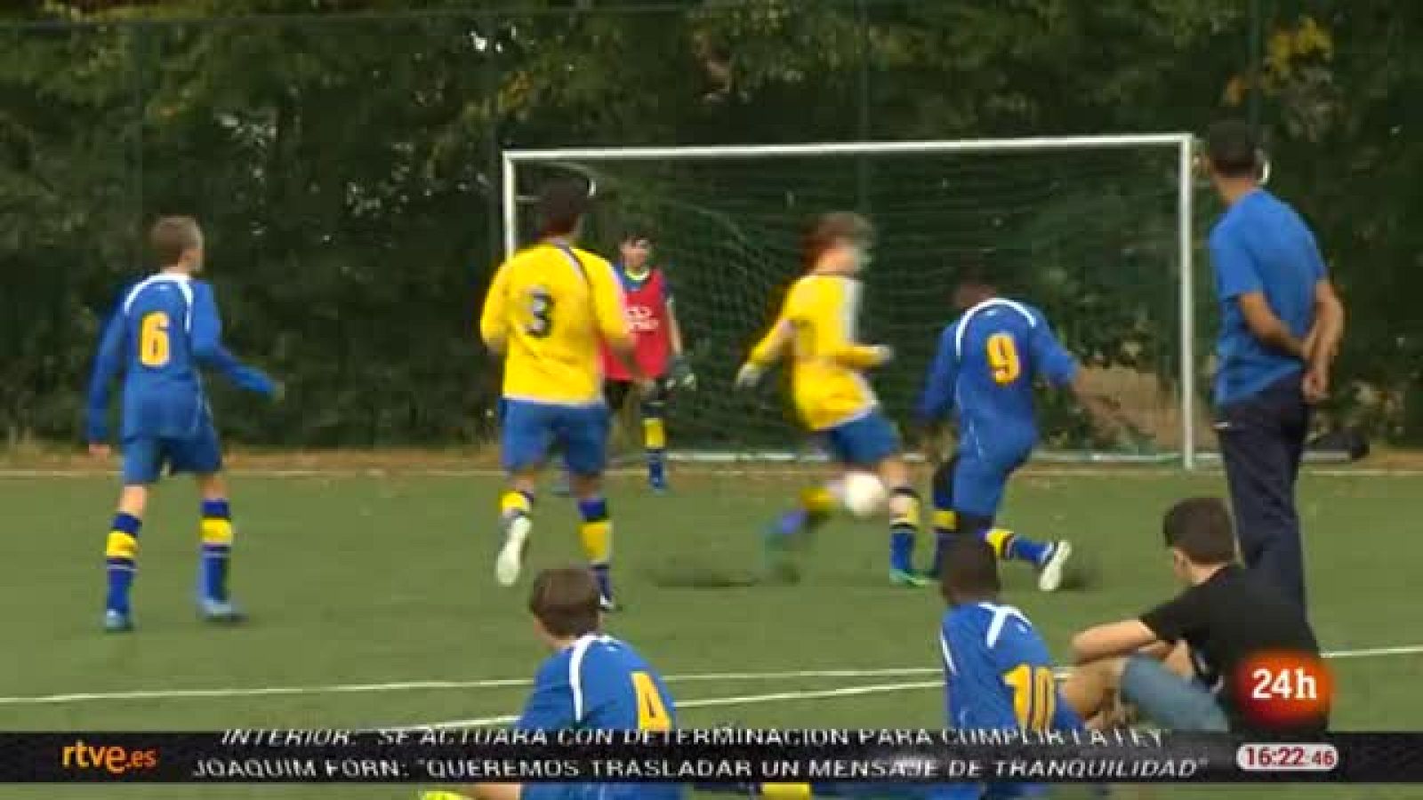 Fútbol y refugiados, la experiencia del Kraainem