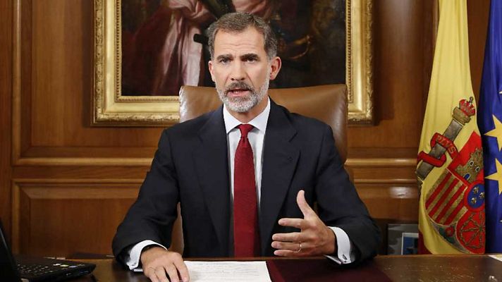 Mensaje de Felipe VI tras el referéndum ilegal en Cataluña