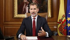 Felipe VI, a los catalanes: "No están solos ni lo estarán"