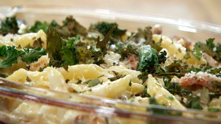 RTVE Cocina - Pasta cuatro quesos con setas