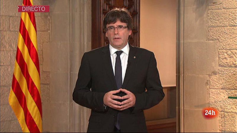 Puigdemont al rey: "Así no, decepcionó a muchos catalanes"