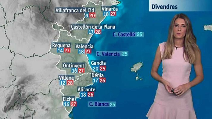 L'informatiu - Comunitat Valenciana - El tiempo en la Comunidad Valenciana - 05/10/17