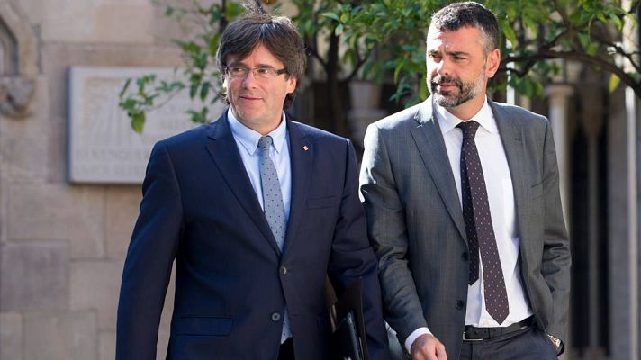 Telediario 1 - Diferentes cargos del PDeCAT manifiestan sus dudas sobre la declaración unilateral de independencia