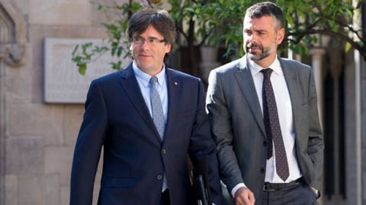 Telediario 1 - Diferentes cargos del PDeCAT manifiestan sus dudas sobre la declaración unilateral de independencia