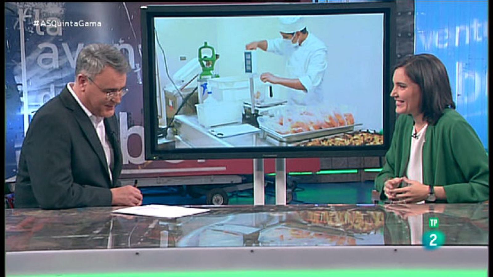 La Aventura del Saber. TVE. Marián García. Alimentos de quinta gama