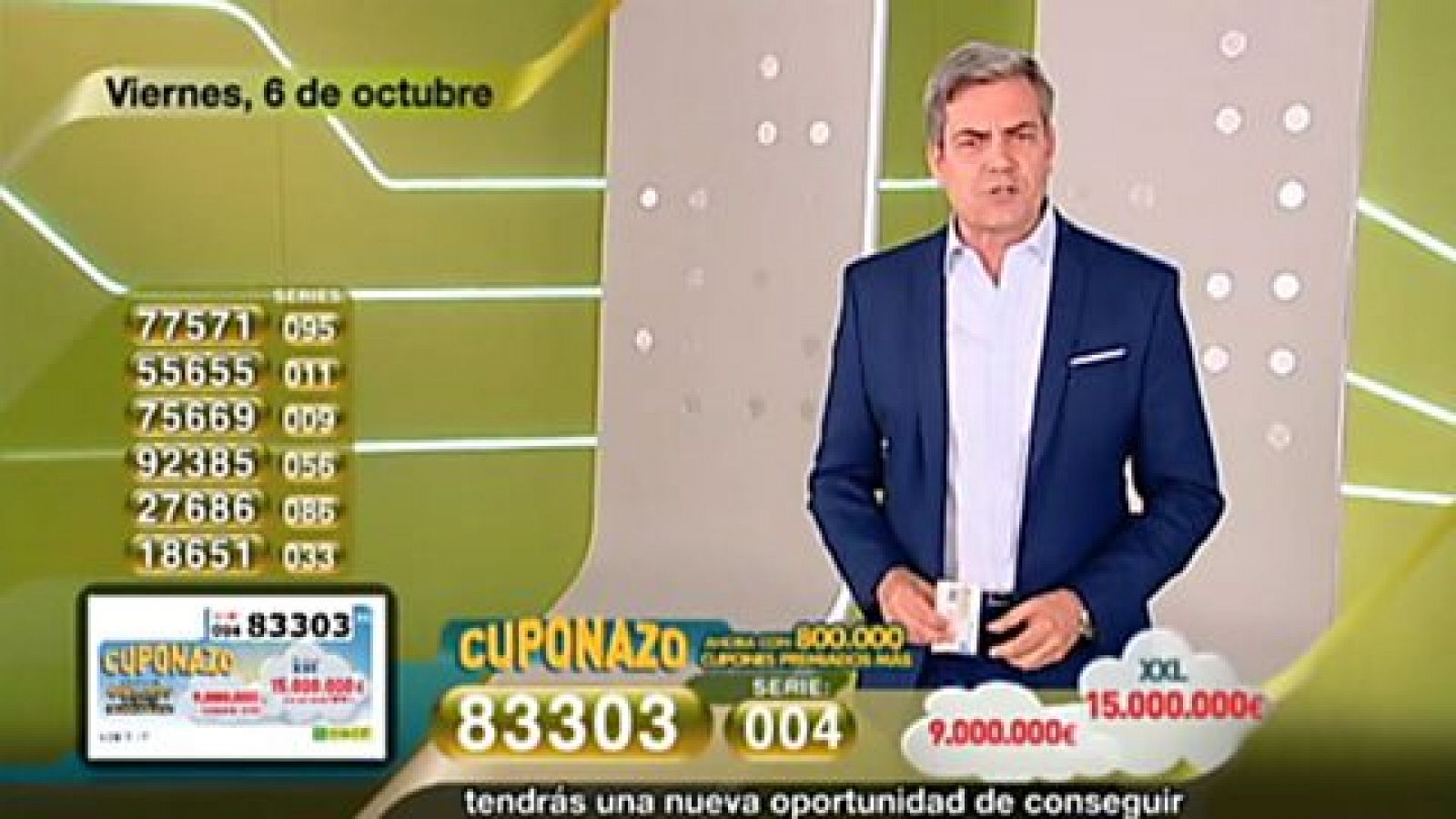 Sorteo ONCE - 06/10/17 - ver ahora