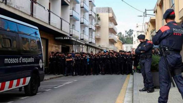 El TSJ de Cataluña retira a los Mossos la competencia exclusiva de la vigilancia de la sede del tribunal