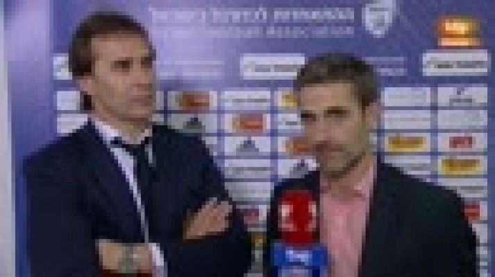 - Lopetegui: "Hemos tenido que hacer un esfuerzo grande"