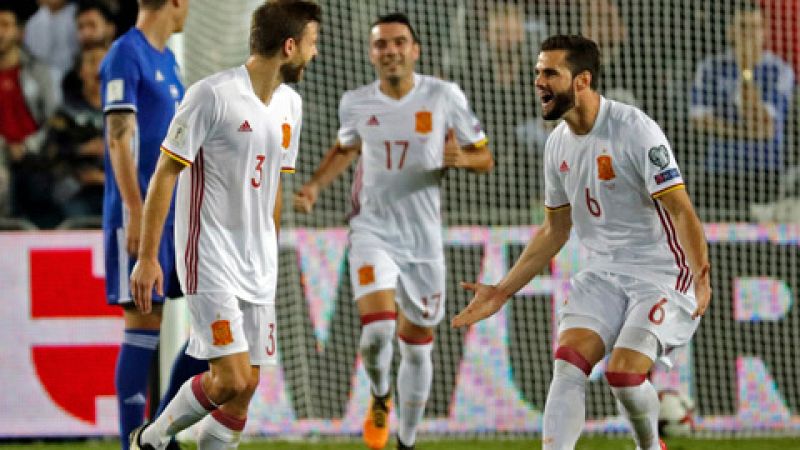 España se ha impuesto 0-1 en Israel con un golazo de Illarramendi que pone el broche a una fase de clasificación en la que no ha perdido un solo partido y ha conseguido el pase al Mundial como primera de grupo.