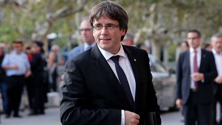 Comparecencia de Carles Puigdemont (1)