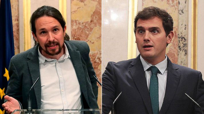 Iglesias aplaude que no haya DUI y Rivera pide elecciones en Cataluña