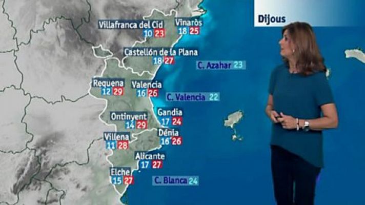 L'informatiu - Comunitat Valenciana - El tiempo en la Comunidad Valenciana - 11/10/17