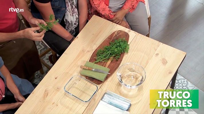 Torres en la cocina - Cómo conservar el perejil