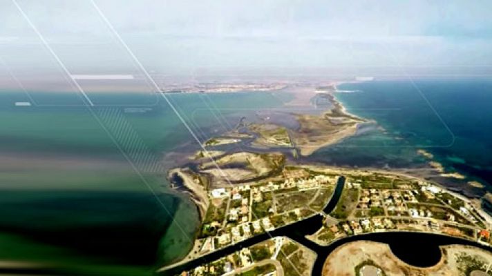 Telediario 1 - El Mar Menor se está aislando del Mediterraneo